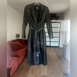 Leather Trench Coat